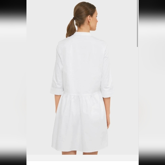 New Tuckernuck Royal White Shirt Dress Small - Picture 8 of 8